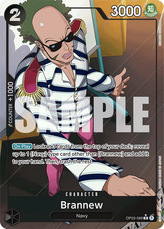Brannnew (Character) (OP03-089) (PRB01 Reprint) (R) (Full Art)