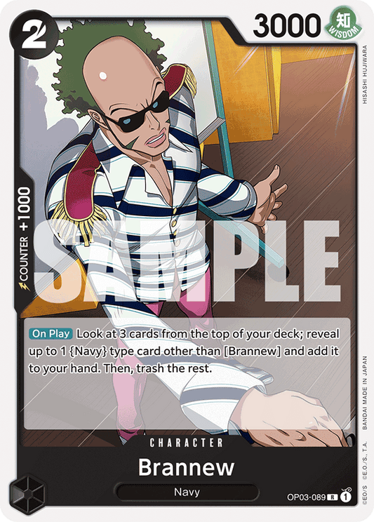Brannew (Character) (OP03-089) (ST19 Reprint) (R)