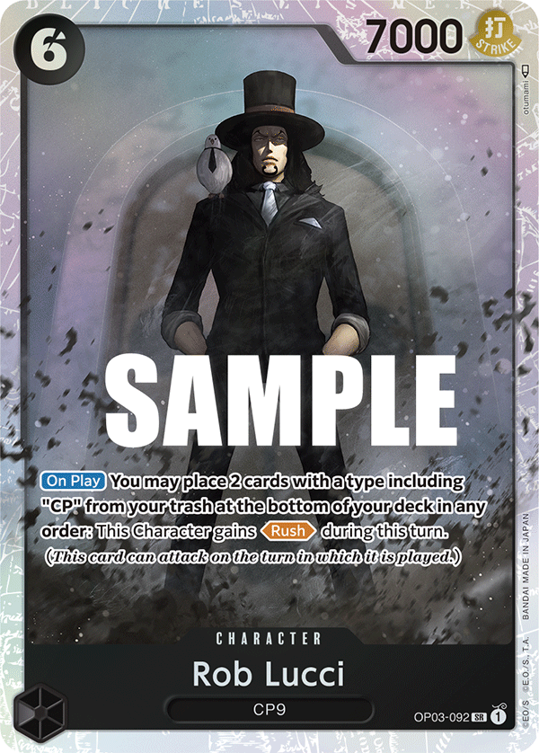 Rob Lucci (Character) (OP03-092) (SR)