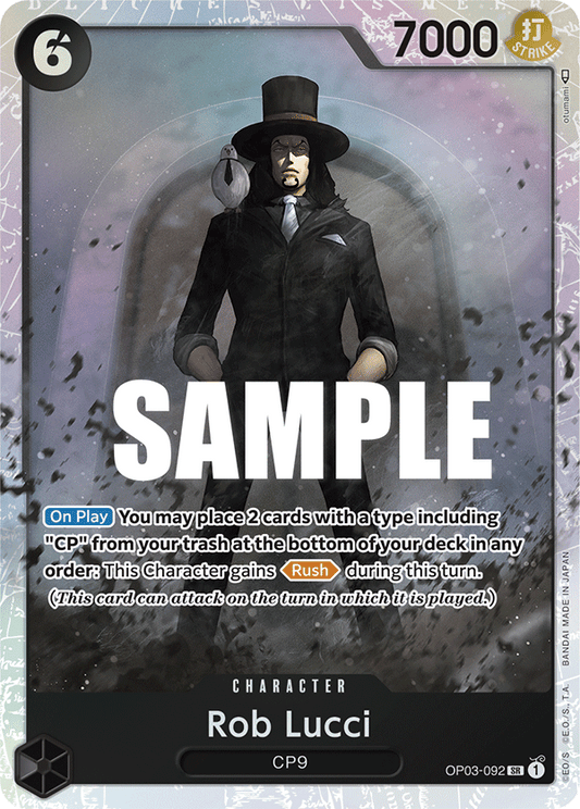 Rob Lucci (Character) (OP03-092) (SR)