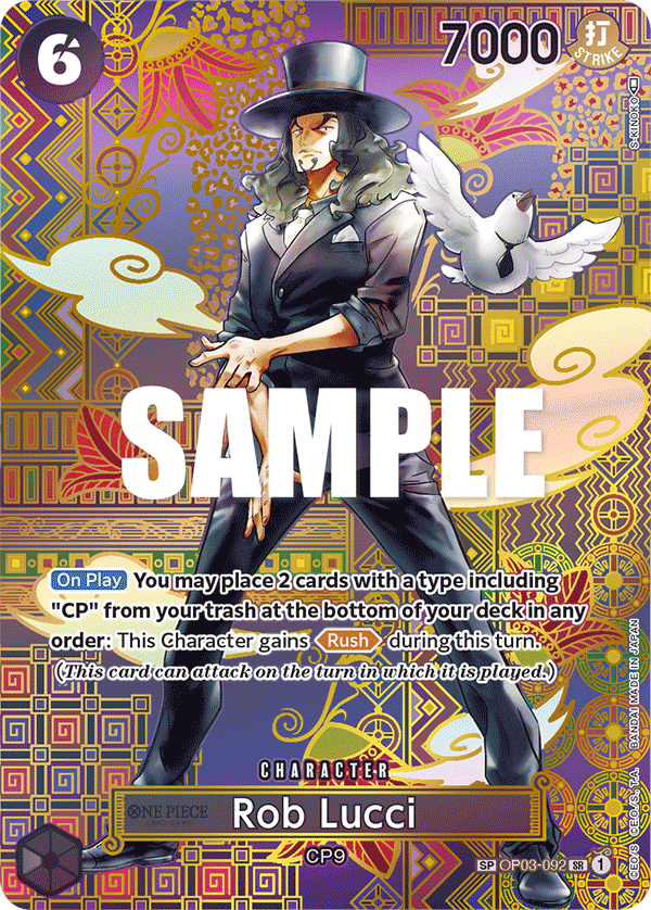 Rob Lucci (Character) (OP03-092) (SP)