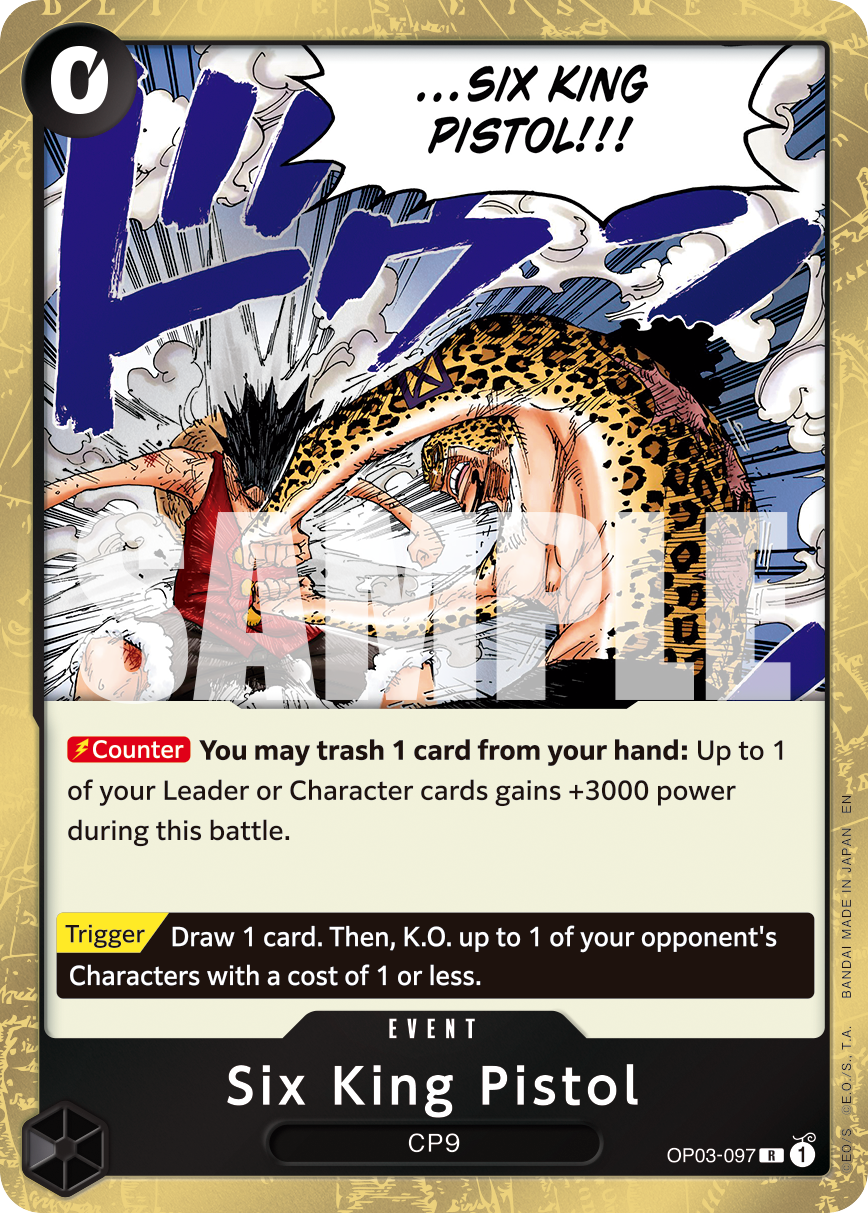 Six King Pistol (Event) (OP03-097) (R) (FOIL) (PRB02)