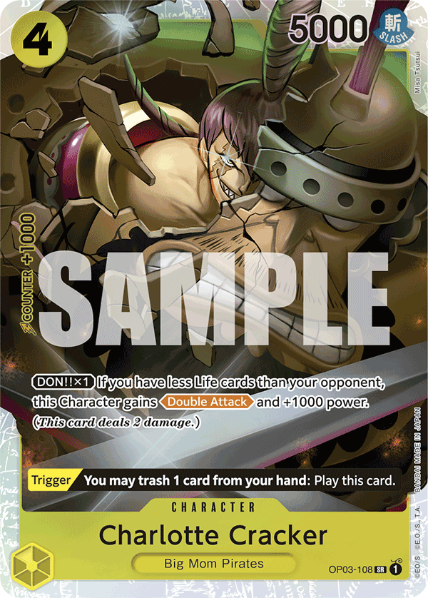 Charlotte Cracker (Character) (OP03-108) (PRB01 Reprint) (SR)