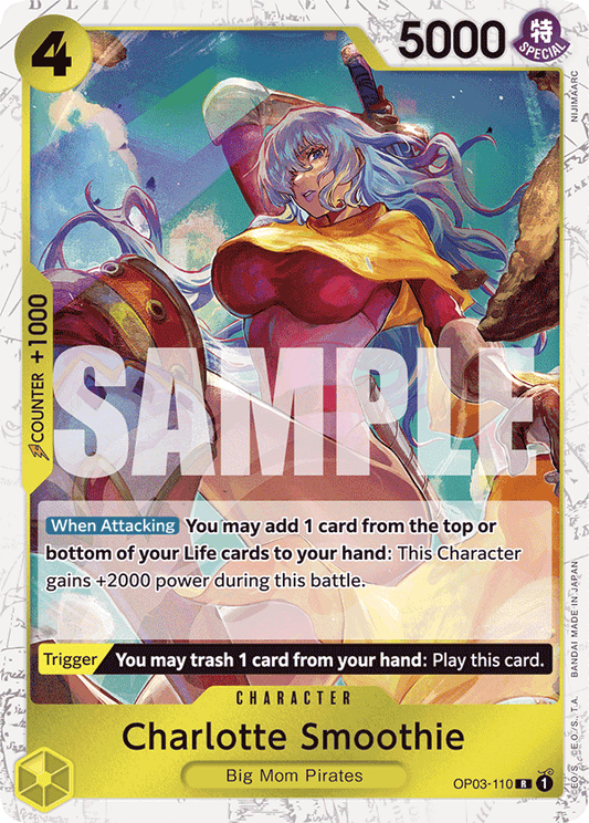 Charlotte Smoothie (Character) (OP03-110) (PRB01 Reprint) (R) (Jolly Roger Stamp)