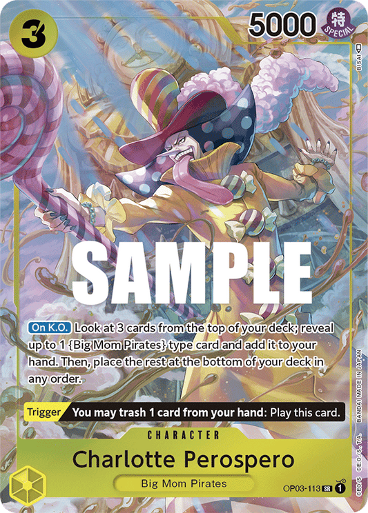 Charlotte Perospero (Charcter) (OP03-113) (SR) (Alternate Art)