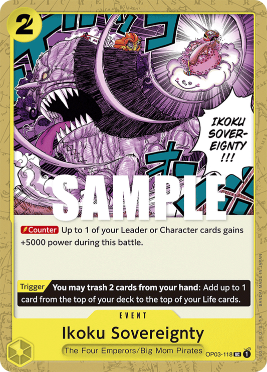 Ikoku Sovereignty (Event) (OP03-118)