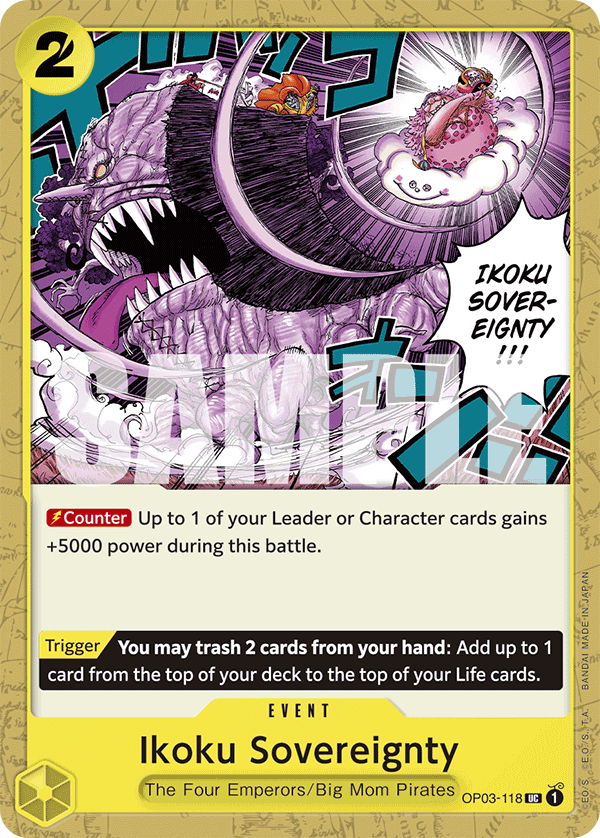 Ikoku Sovereignty (Event) (OP03-118) (ST19 Reprint) (UC)