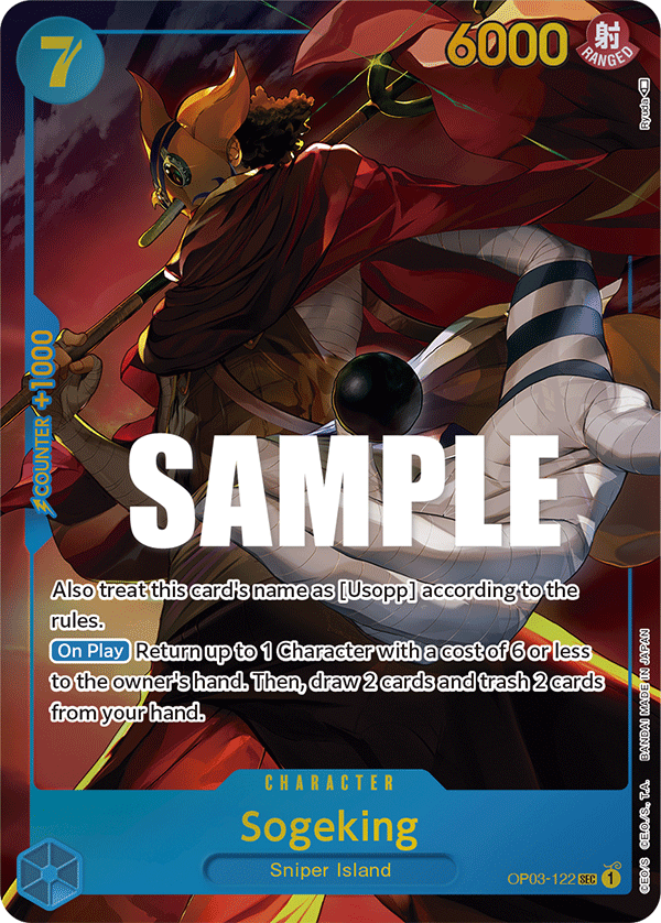Sogeking (Character) (OP03-122) (SEC) (Alternate Art)