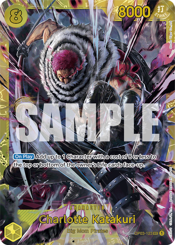 Charlotte Katakuri (Character) (OP03-123) (PRB01 Reprint) (SEC)