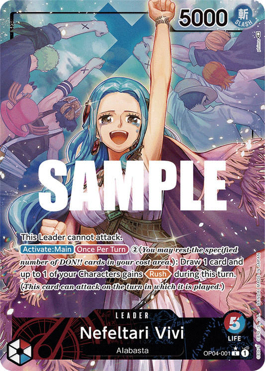 Nefeltari Vivi (Leader) (OP04-001) (Alternate Art)