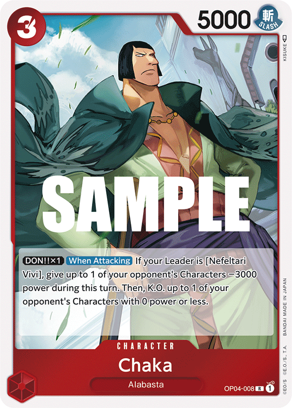 Chaka (Character) (OP04-008) (R)