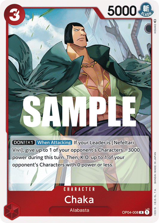 Chaka (Character) (OP04-008) (R)