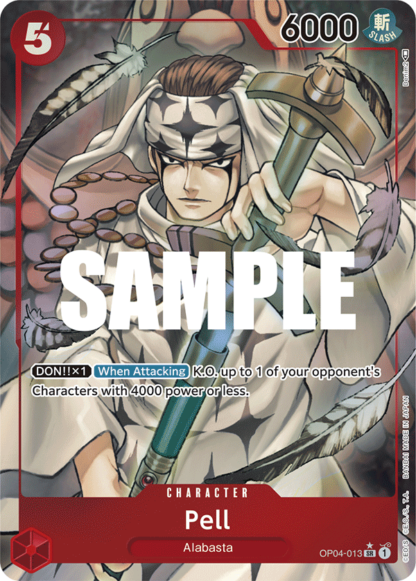 Pell (Character) (OP04-013) (SR) (Alternate Art)
