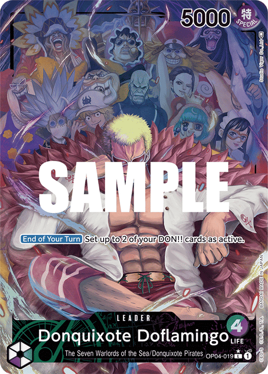 Donquixote Doflamingo (Leader) (OP04-019) (Alternate Art)