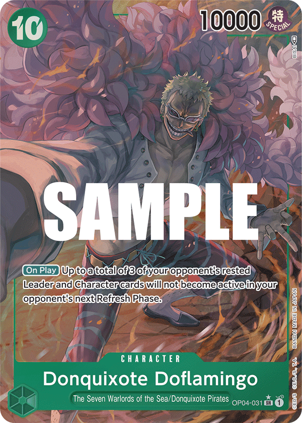 Donquixote Doflamingo (Character) (OP04-031) (SR) (Alternate Art)
