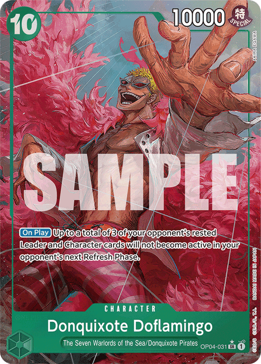Donquixote Doflamingo (Character) (OP04-031) (PRB01 Reprint) (SR) (Alternate Art)