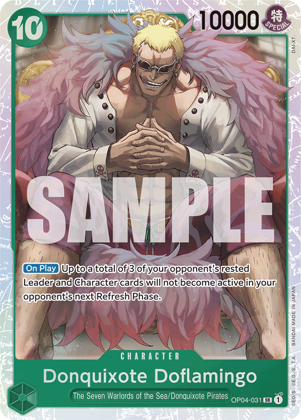 Donquixote Doflamingo (Character) (OP04-031) (PRB01 Reprint) (SR)