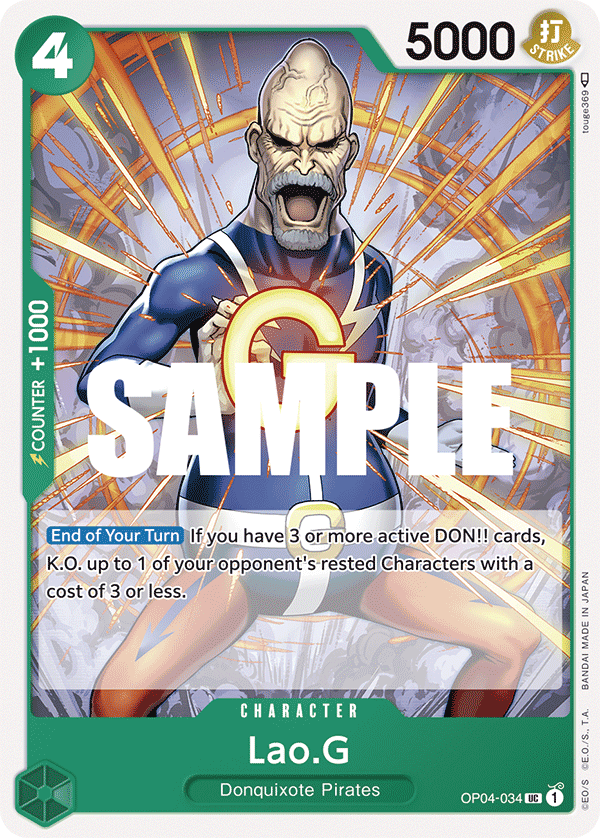 Lao G (Character) (OP04-034)
