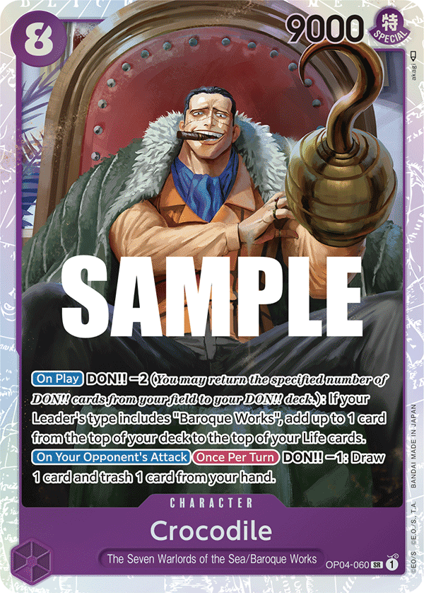 Crocodile (Character) (OP04-060) (SR)