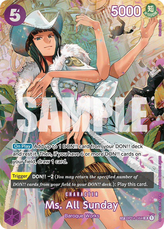 Ms All Sunday (Character) (OP04-064) (SP)
