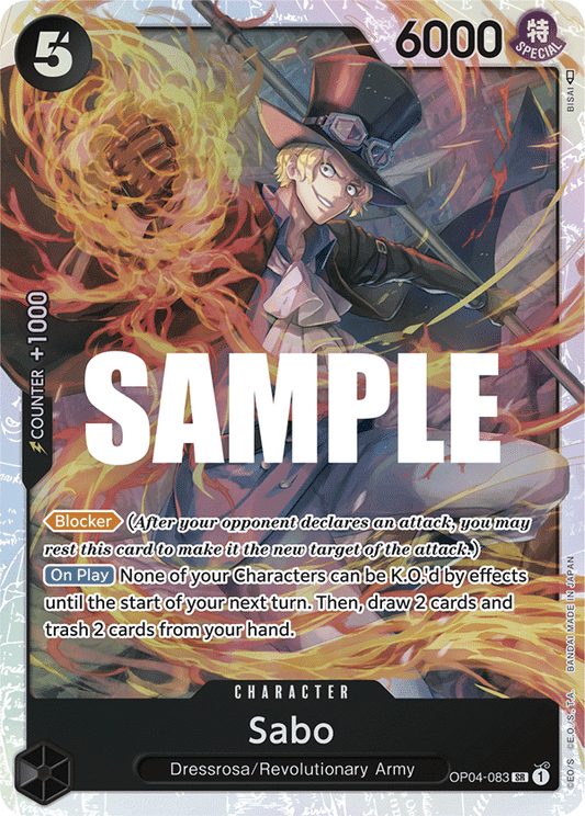 Sabo (Charcter) (OP04-083) (SR)