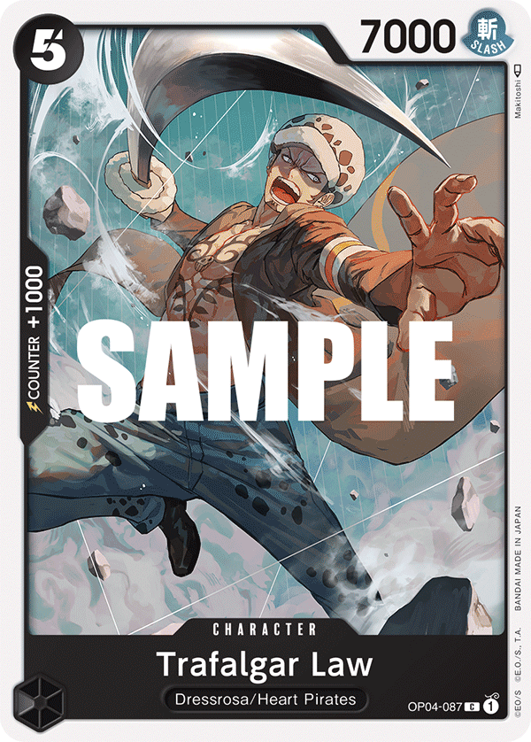 Trafalgar Law (Charcter) (OP04-087) (C)