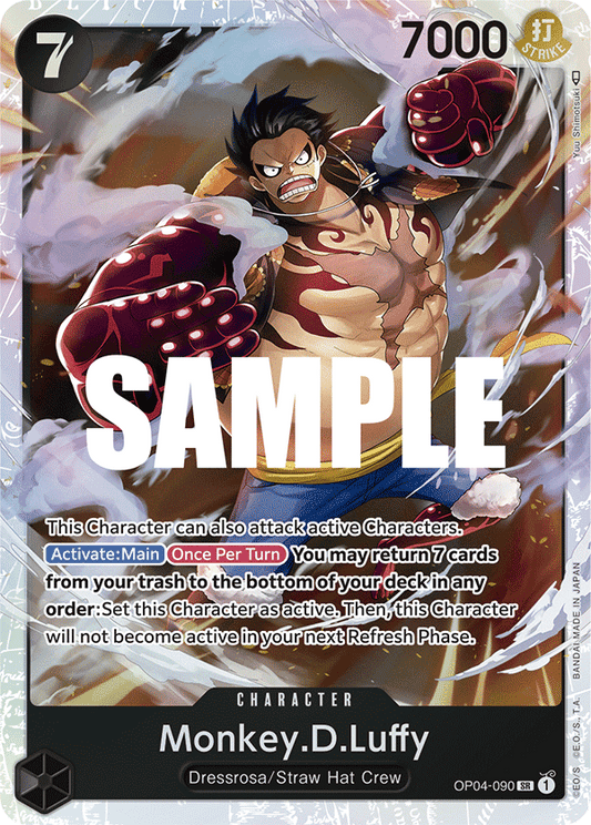 Monkey D. Luffy (Charcter) (OP04-090) (SR)