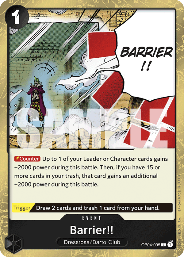Barrier!! (Event) (OP04-095) (PRB01 Reprint) (C) (Jolly Roger Stamp)