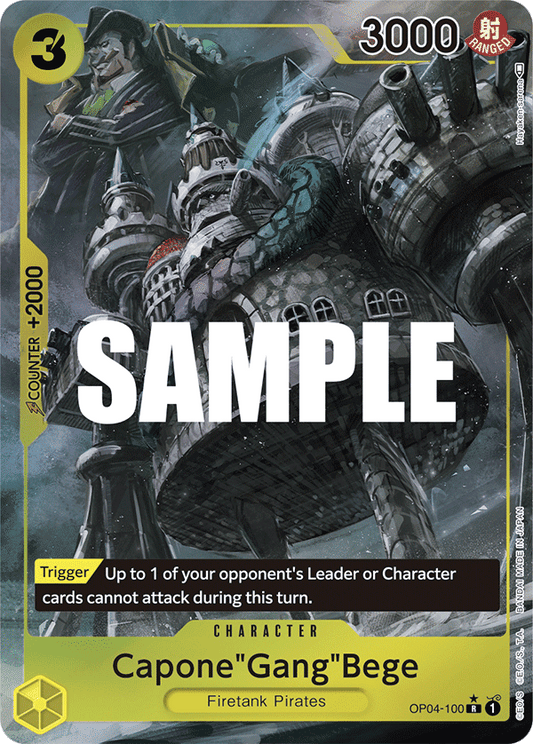 Capone”Gang"Bege (Character) (OP04-100) (Alternate Art)
