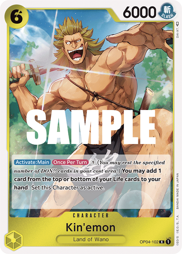 Kin’emon (Character) (OP04-102)