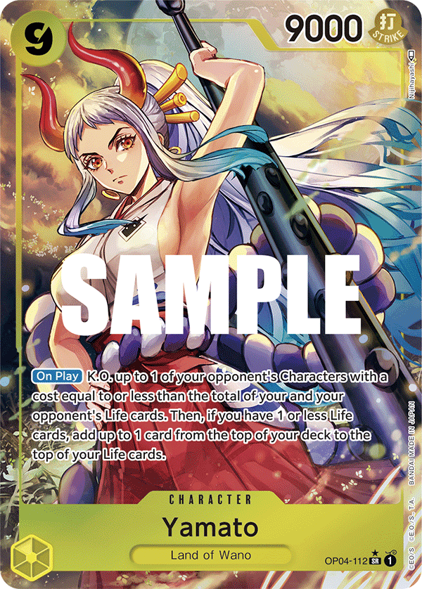 Yamato (Character) (OP04-112) (SR) (Alternate Art)