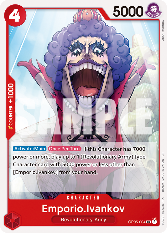 Emporio Ivankov (Character) (OP05-004 (UC) (NON-FOIL) (PRB02)