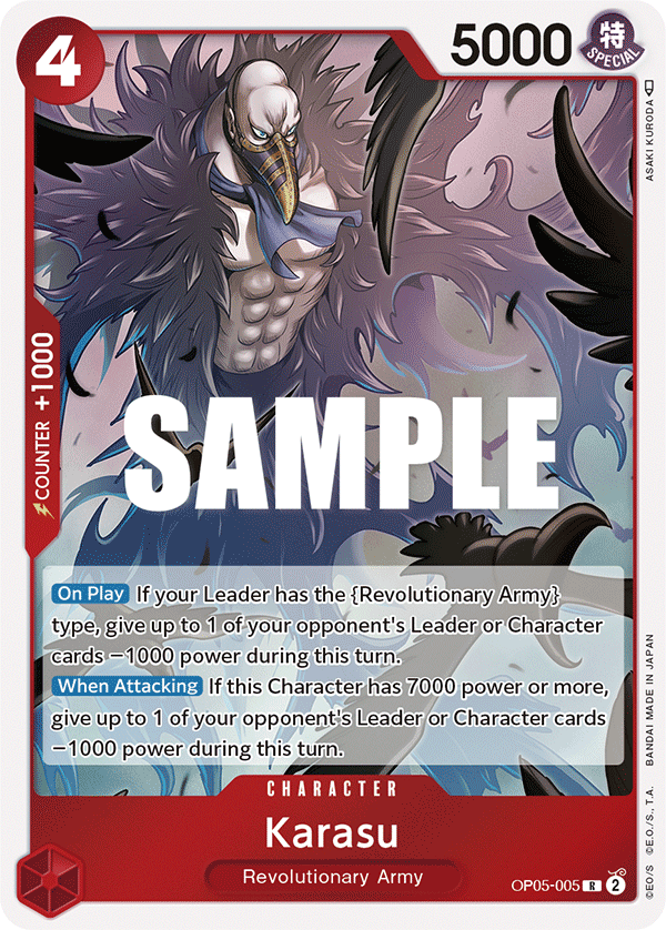 Karasu (Character) (OP05-005) (R)