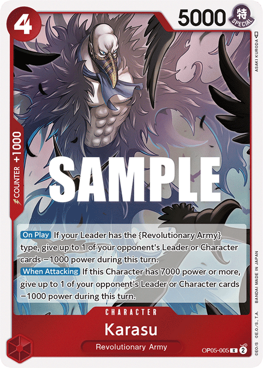 Karasu (Character) (OP05-005) (R)