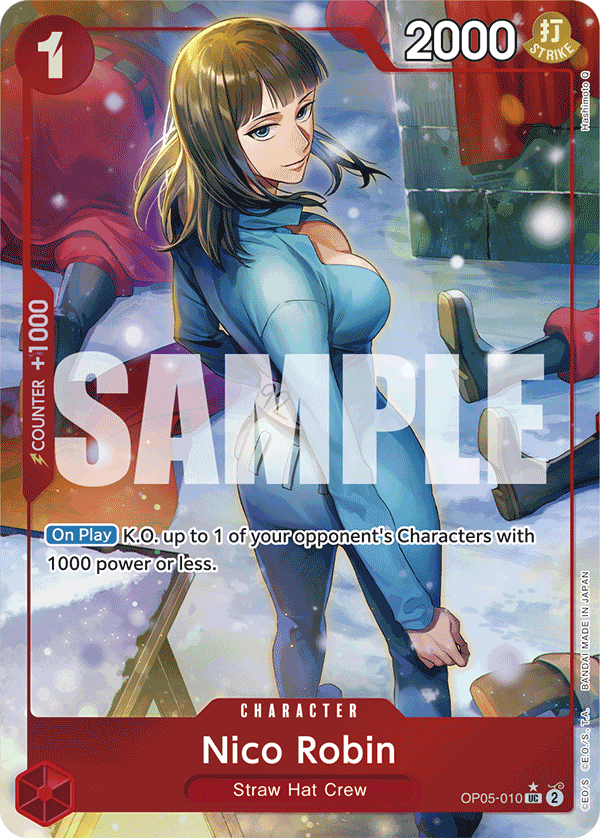 Nico Robin (Character) (OP05-010) (PRB01 Reprint) (UC) (Full Art)