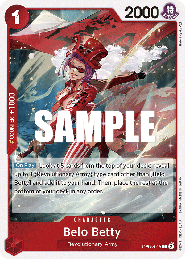 Belo Betty (Character) (OP05-015) (R)