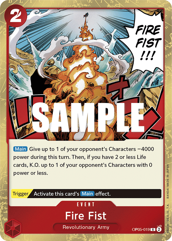 Fire Fist (Event) (OP05-019) (R)