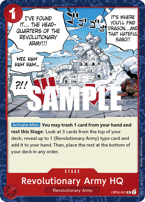 Revolutionary Army HQ (Stage) (OP05-021) (UC)