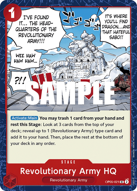 Revolutionary Army HQ (Stage) (OP05-021) (UC)