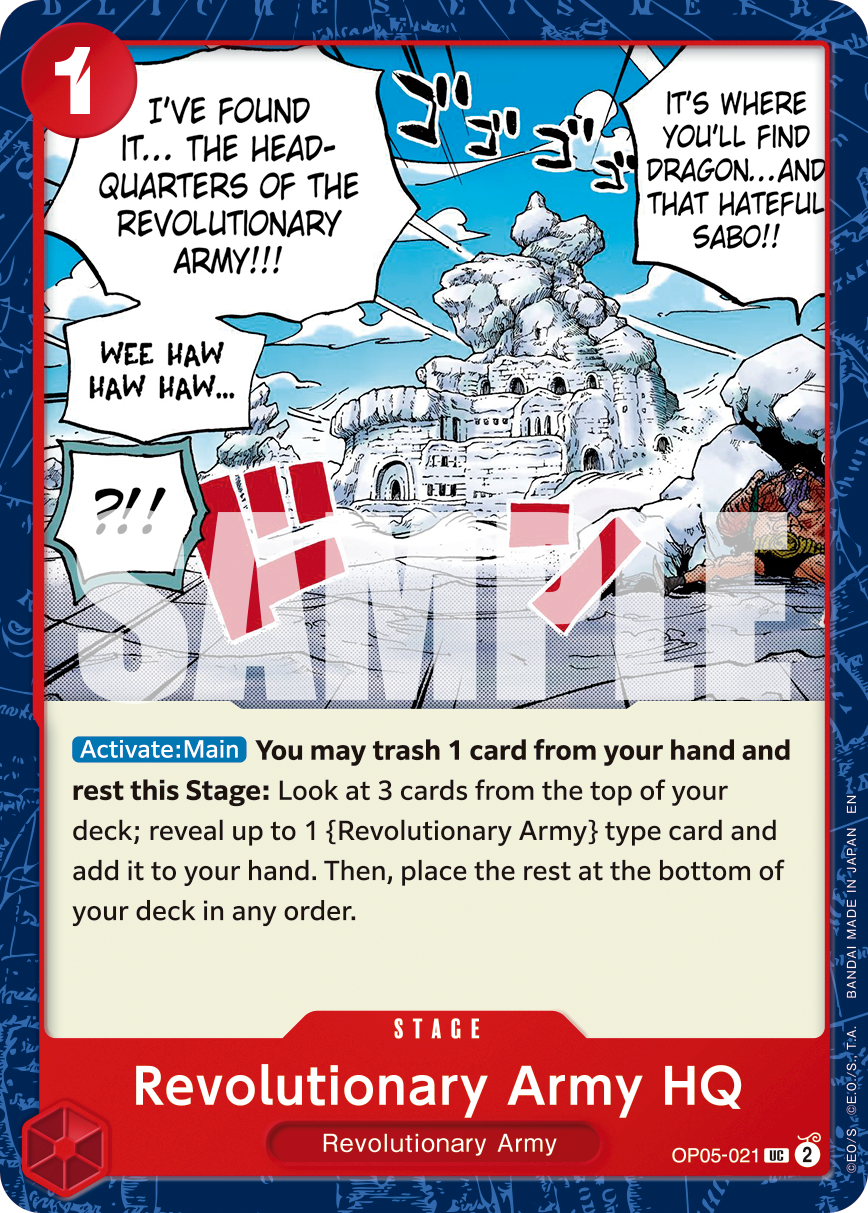 Revolutionary Army HQ (Stage) (OP05-021) (UC) (NON-FOIL) (PRB02)