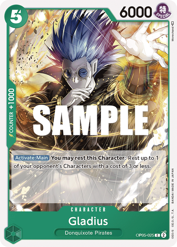 Gladius (Character) (OP05-025) (C)