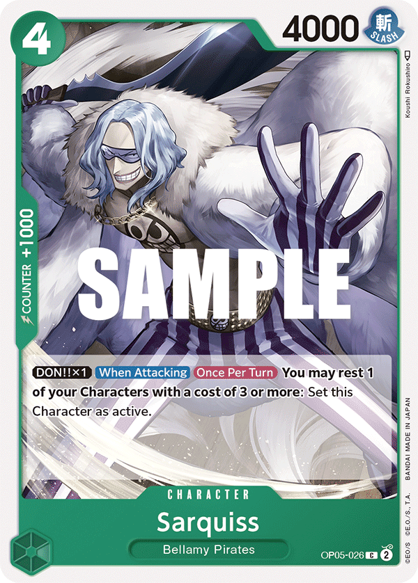 Sarquiss (Character) (OP05-026) (C)