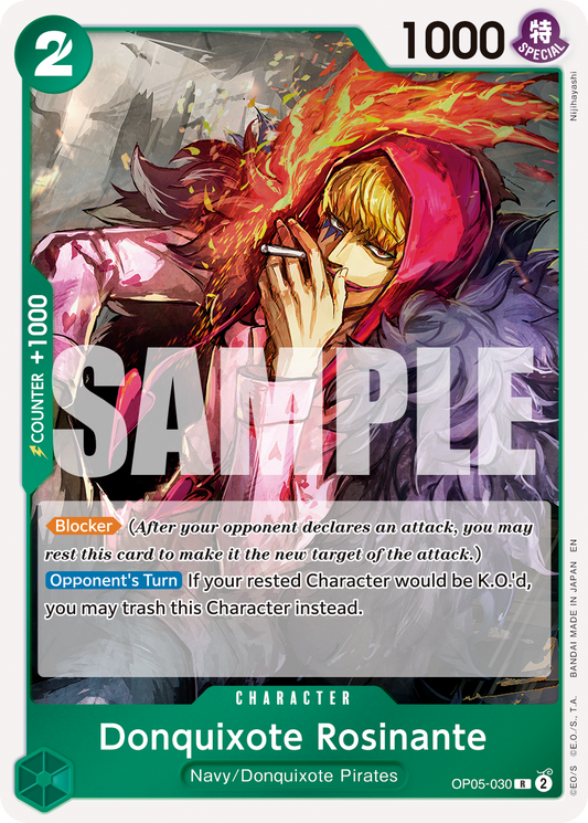 Donquixote Rosinante (Character) (OP05-030) (R) (FOIL) (PRB02)