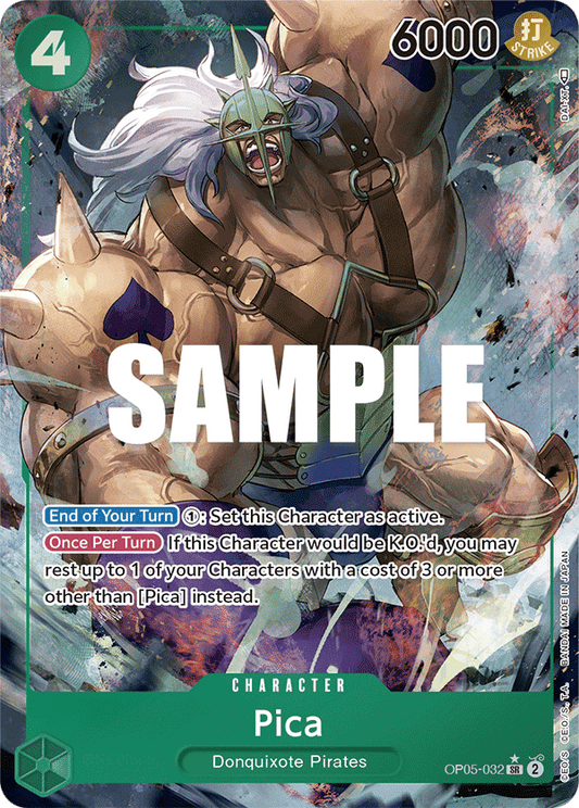 Pica (Character) (OP05-032) (SR) (Alternate Art)