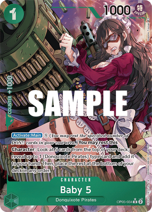 Baby 5 (Character) (OP05-034) (R) (Alternate Art)