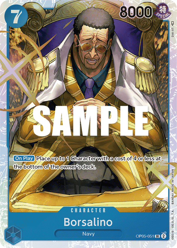 Borsalino (Character) (OP05-051) (SR)
