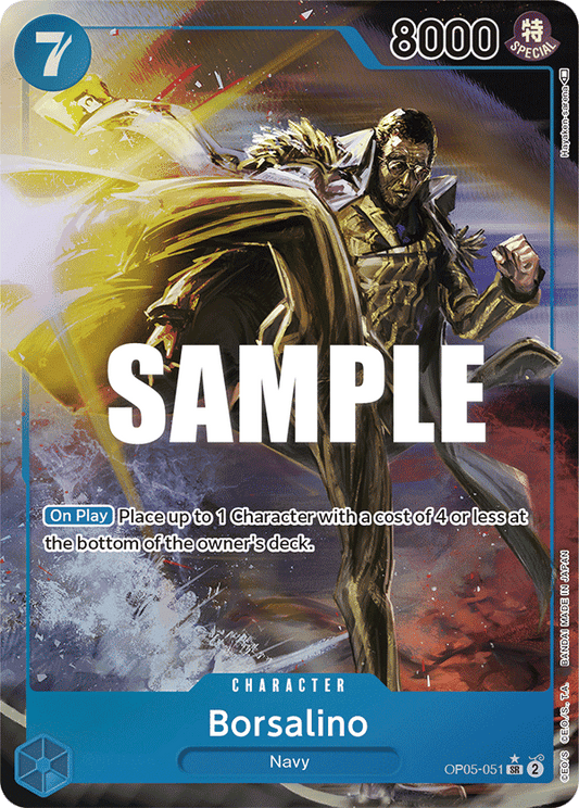 Borsalino (Character) (OP05-051) (SR) (Alternate Art)