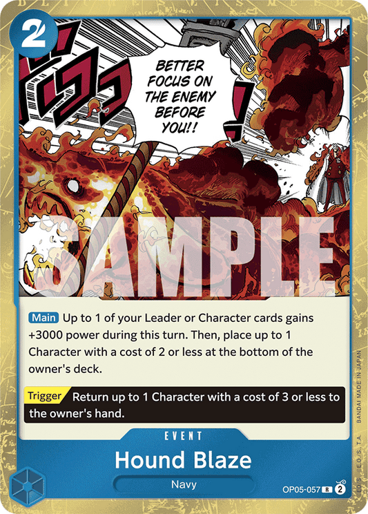 Hound Blaze (Event) (OP05-057) (PRB01 Reprint) (R)