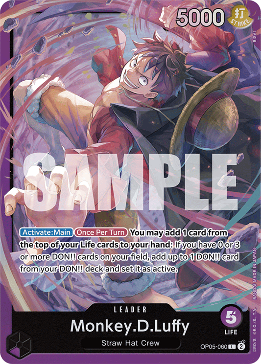 Monkey D Luffy (Leader) (OP05-060) (ST18 Reprint) (L)