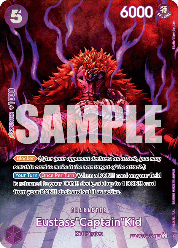 Eustass Captain Kid (Character) (OP05-074) (SP)